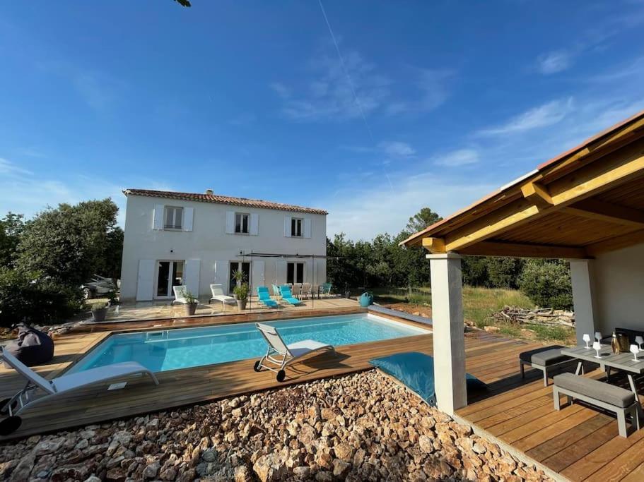 Villa Piscine - Gorges Du Verdon, Lac De Sainte-Croix Régusse Esterno foto