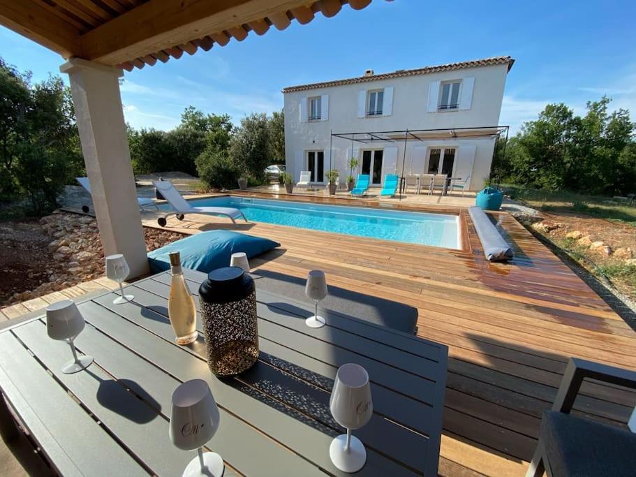 Villa Piscine - Gorges Du Verdon, Lac De Sainte-Croix Régusse Esterno foto